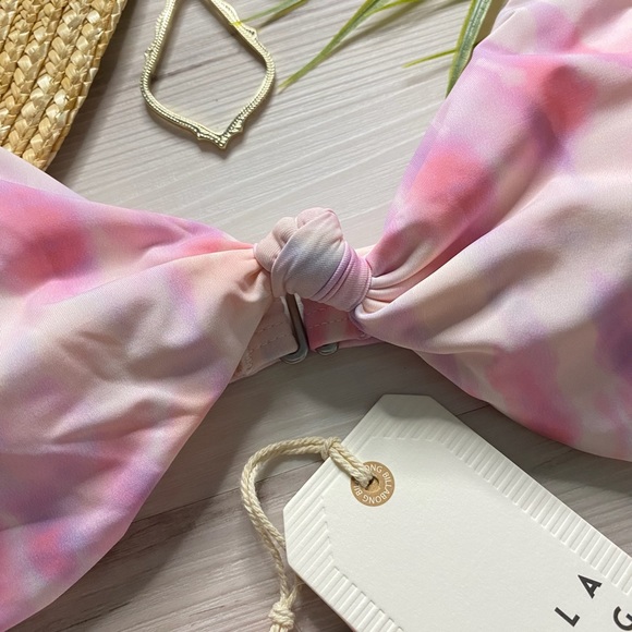 Billabong 🌸 Pink/Lilac Tie-Dye Bikini Set - Picture 3 of 14